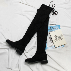 makingarocket18秋冬平底长筒靴女过膝靴子弹力不掉筒长靴高筒靴