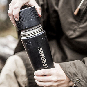 primus便携带盖保温杯304不锈钢保凉水杯男女户外登山大容量水壶