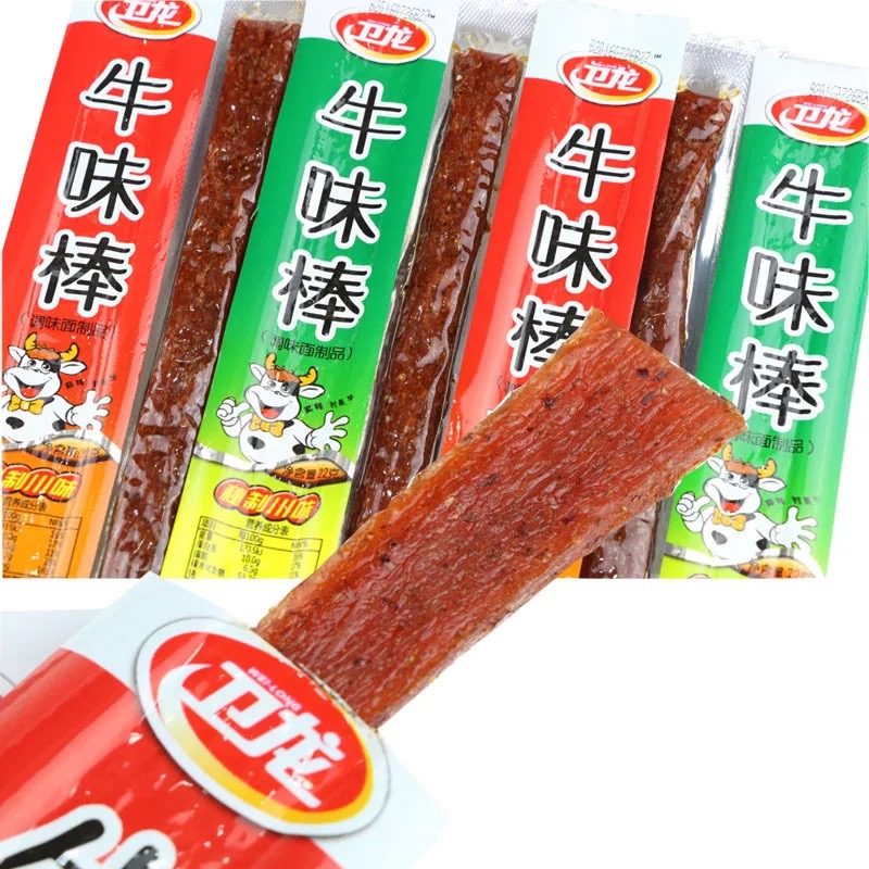 卫龙牛味棒包邮 麻辣条零食怀旧小吃香辣美食办公室亲嘴烧