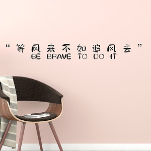class=h>墙贴 /span>少女心房间装饰可移除 等风来不如追风去