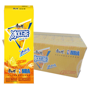 正品康师傅冰红茶250ml24盒康师傅茶饮料整箱纸盒装上海任3箱包邮