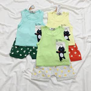 【儿童背心套装短裤无袖价格】最新儿童背心套