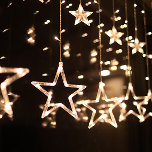 星星窗帘灯图片