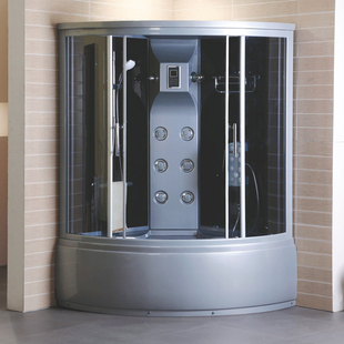 欧德宝 豪华蒸汽淋浴房 整体弧形浴室沐浴房带浴缸钢化玻璃淋雨房