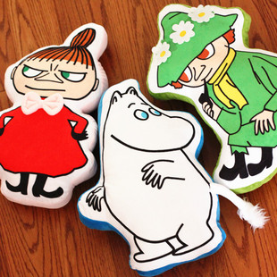 moomin 姆明 亚美 史力奇毛绒玩具公仔抱枕 厚靠垫 毛绒玩具厂家