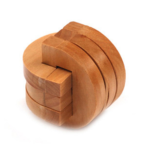 比优 成人木制益智玩具 古典玩具 孔明锁鲁班锁 环环相扣