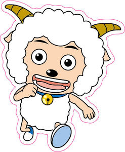 喜羊羊 3m大号卡通儿童贴纸贴画笔记本旅行箱行李箱贴纸墙贴a965