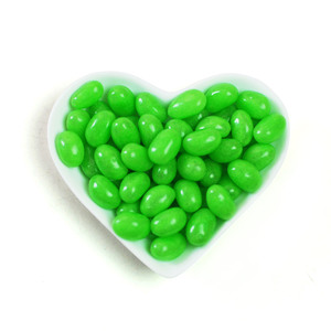 楽菋吉利豆果冻糖果 绿色彩虹糖豆豆 橡皮软糖 水果糖喜糖