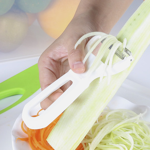 日本进口土豆丝切丝器刨丝刀蔬菜擦丝器多功能不锈钢刨丝器刮丝器