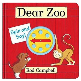 dear zoo spin and say親愛的動物園 旋轉操作書 英文兒童繪本親子