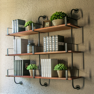 实木墙壁层板图片