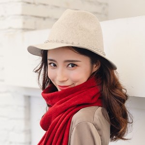 毡帽女平顶图片