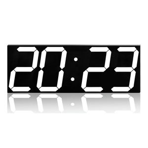 led钟表数字电子钟客厅图片