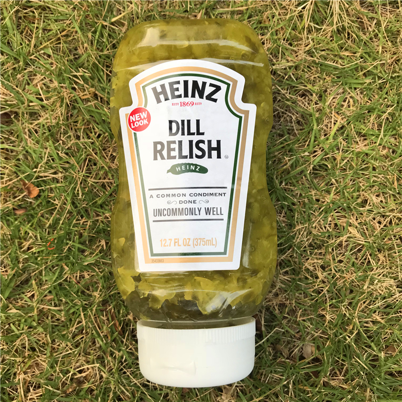 375ml美国进口亨氏莳萝酱-挤压瓶 Heinz Dili Relish