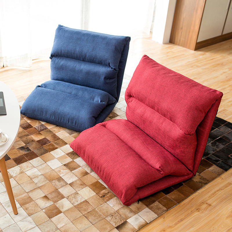 择木宜居 单人可折叠懒人沙发现代简约可拆洗榻榻米小沙发椅子
