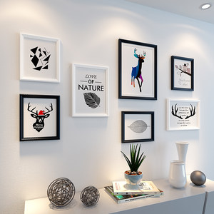 创意装饰相框挂墙组合照片墙儿童房欧式相片墙客厅卧室画框背景墙