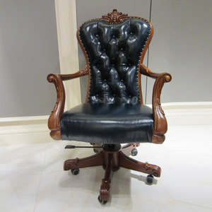 【实木欧式办公椅】_实木欧式办公椅品牌\/图片