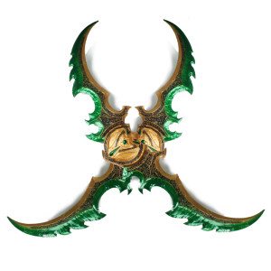 淼神小店 魔兽世界 武器 蛋刀 埃辛诺斯 双战刃 重铸版 全金属