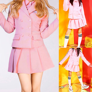 习舞堂女童粉色裙子套装创造101主题 span class=h>服装 /span>少儿