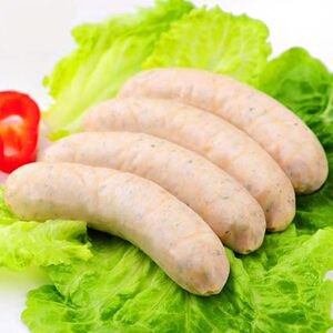 德国香肠 慕尼黑白肠 图灵根烧烤纯肉烤肠10根900g