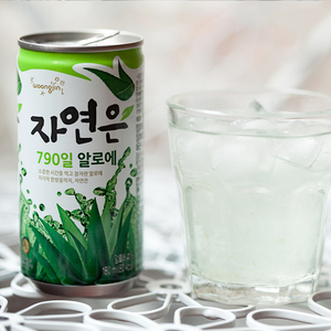 韩国熊津芦荟汁果肉饮料500ml瓶装果汁好喝的