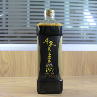 包邮千禾头道原香零添加不加味精180天本酿造酱油1l实惠装
