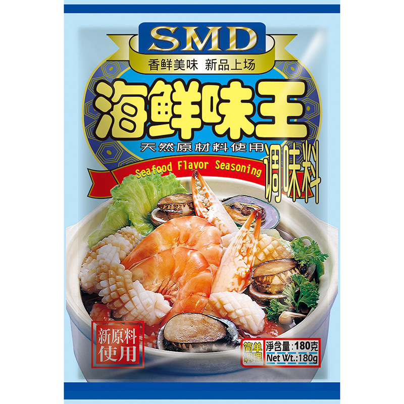 海鲜味王调味料180g*40 安记smd海鲜粉烧烤肉味炒菜整箱 包邮