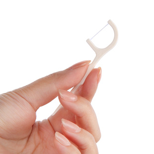 日本牙线棒儿童牙缝清洁弹力牙线棒拉力弹细剔牙棒便携式牙签50支