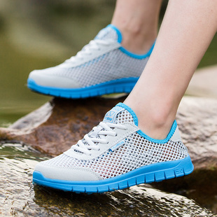 夏天穿的鞋子透气网面跑步鞋学生夏季网鞋男网状运动鞋青少年a361