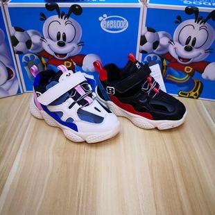 babudog泉州巴布豆授权小熊鞋子男女童棉鞋冬季加绒儿童运动鞋