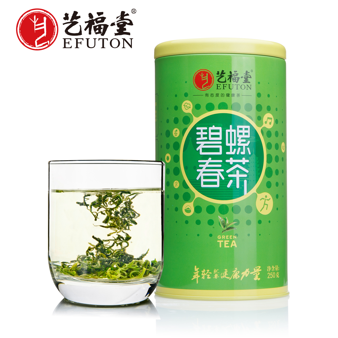 艺福堂碧螺春茶叶 绿茶250g 2017新茶 明前一级 江苏原产碧螺春