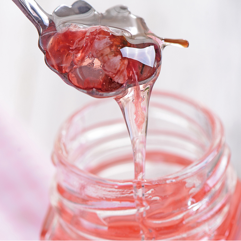 日本樱花蜜 天然樱花蜂蜜百花蜜120g/玻璃瓶装 鲜花酱礼盒装包邮