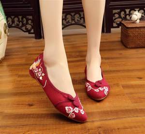 中老年平底2018春款新品老北京布鞋女单鞋时