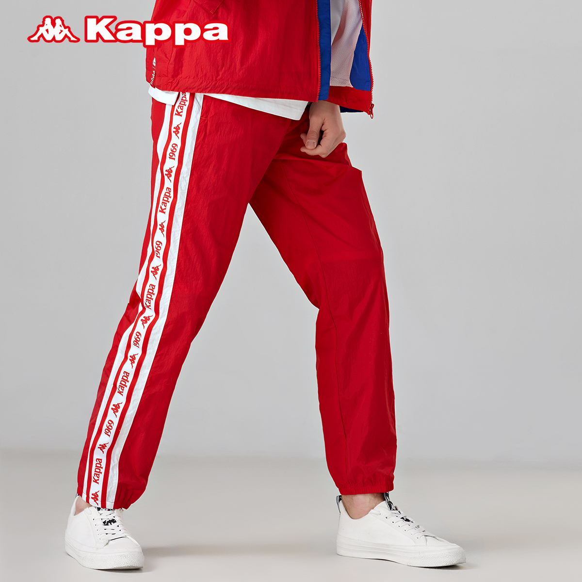 KAPPA卡帕 男款串标运动长裤休闲裤卫裤 2019新款|K0912AY05D