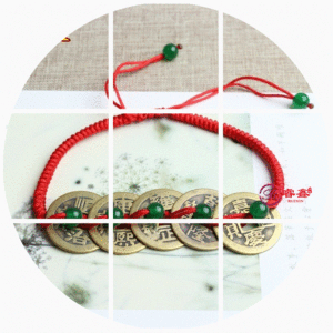 【开光五帝钱真品铜钱手链价格】最新开光五帝