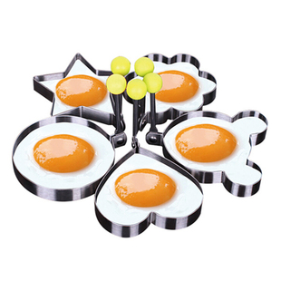 煎蛋模具 不粘430不锈钢 爱心形煎鸡蛋模具模型 搭配本店煎蛋器用