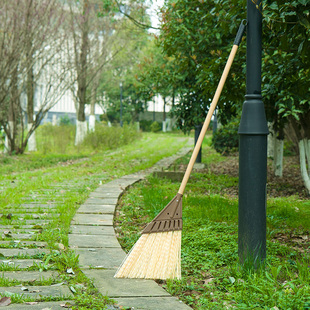 庭院大扫把 扫院子落叶室外扫帚硬毛 户外扫树叶扫水笤帚园林工具
