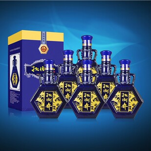 整箱白酒34&deg; 扳倒井兰尊480ml*6瓶 低度浓香 固态酿造白酒