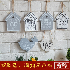 class=h>创意 /span>木质房子小鸟木质牌子 span class=h>创意 /span>