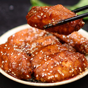 麻辣鸡翅四川成都特产新鲜即食小吃小零食私房菜熟食香辣鸡翅中 い