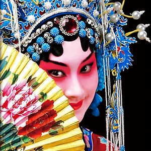 f钻石画2018新款 span class=h>十字绣 /span>贵妃醉酒京剧脸谱客厅