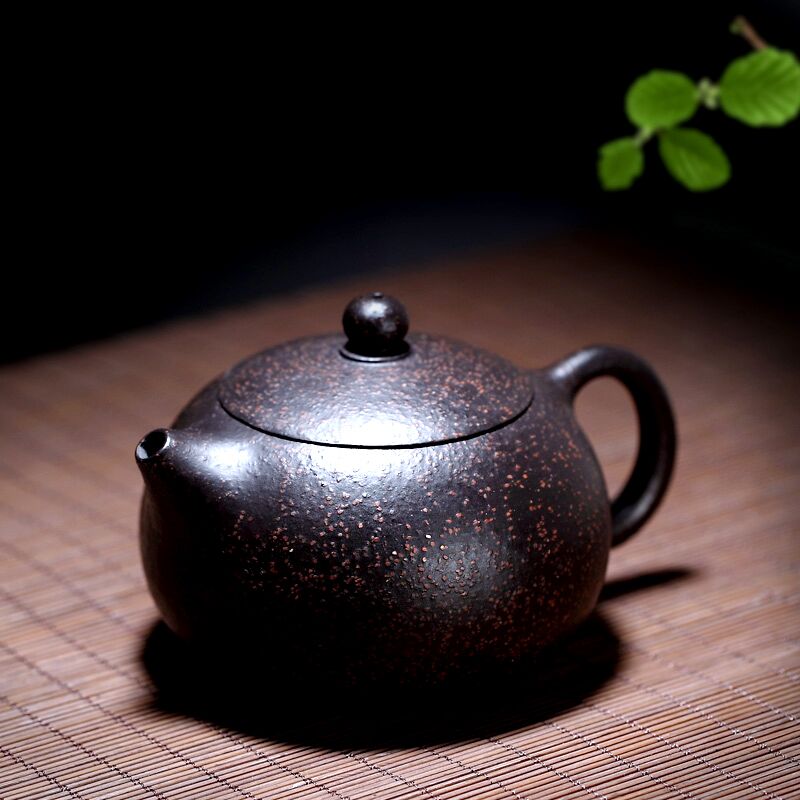 【陶源】李晓璐纯全手工 宜兴茶壶套装紫砂壶 正宗黑金砂 西施
