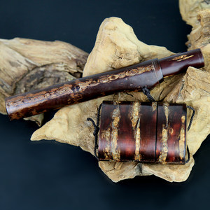 日本正品精简版手工桦细工樱花树皮烟枪/烟嘴烟丝 span class=h>烟斗 