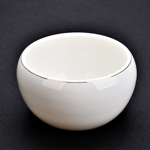 福镇 德化白瓷茶洗大号陶瓷家用陶瓷洗笔缸杯洗功夫茶具茶道配件