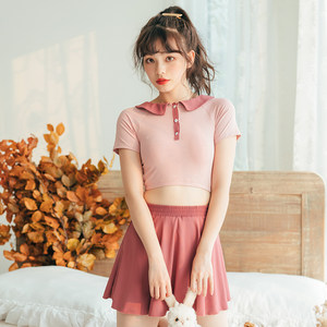 少女泳衣女学生小清新三件套