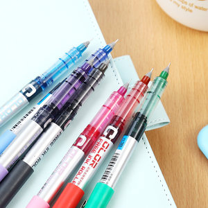 直液式彩色走珠笔水性签字笔全针管型中性笔彩