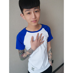 【常规袖撞色短袖t恤图片】常规袖撞色短袖t恤图片大全_好便宜网