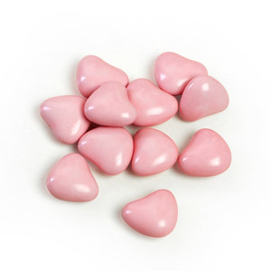 楽菋芳心糖 粉色大心型 span class=h>巧克力豆 /span> 朱古力mm豆