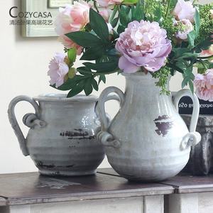 左岸麦田 美式乡村田园家居装饰品摆设 复古做