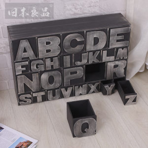 旧木良品 木质创意家居组合杂物收纳 span class=h>柜 /span> 26格